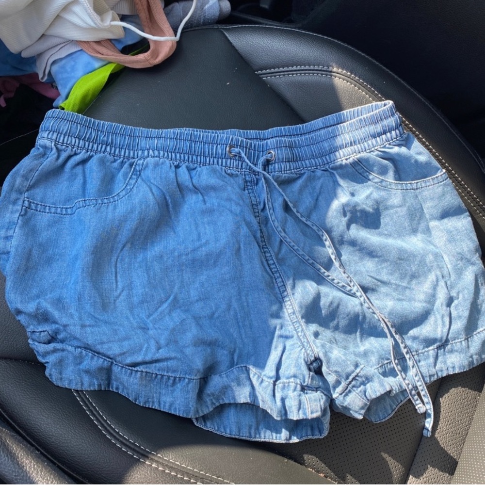Denim shorts